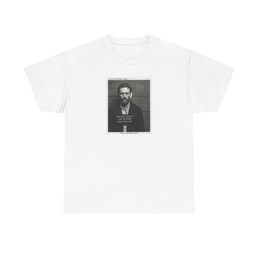 VINCENT VAN GOGH - WHITE MUGSHOT TEE