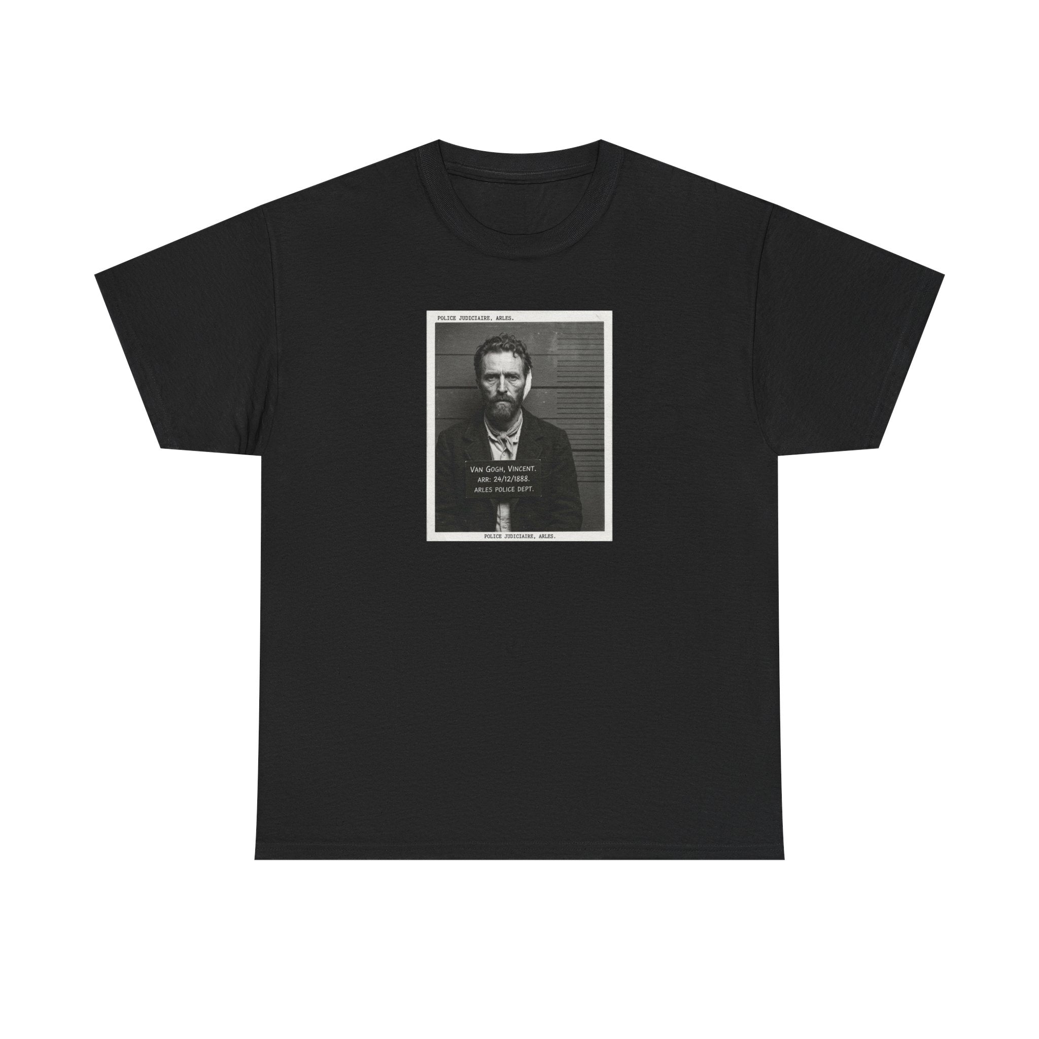 VINCENT VAN GOGH - BLACK MUGSHOT TEE