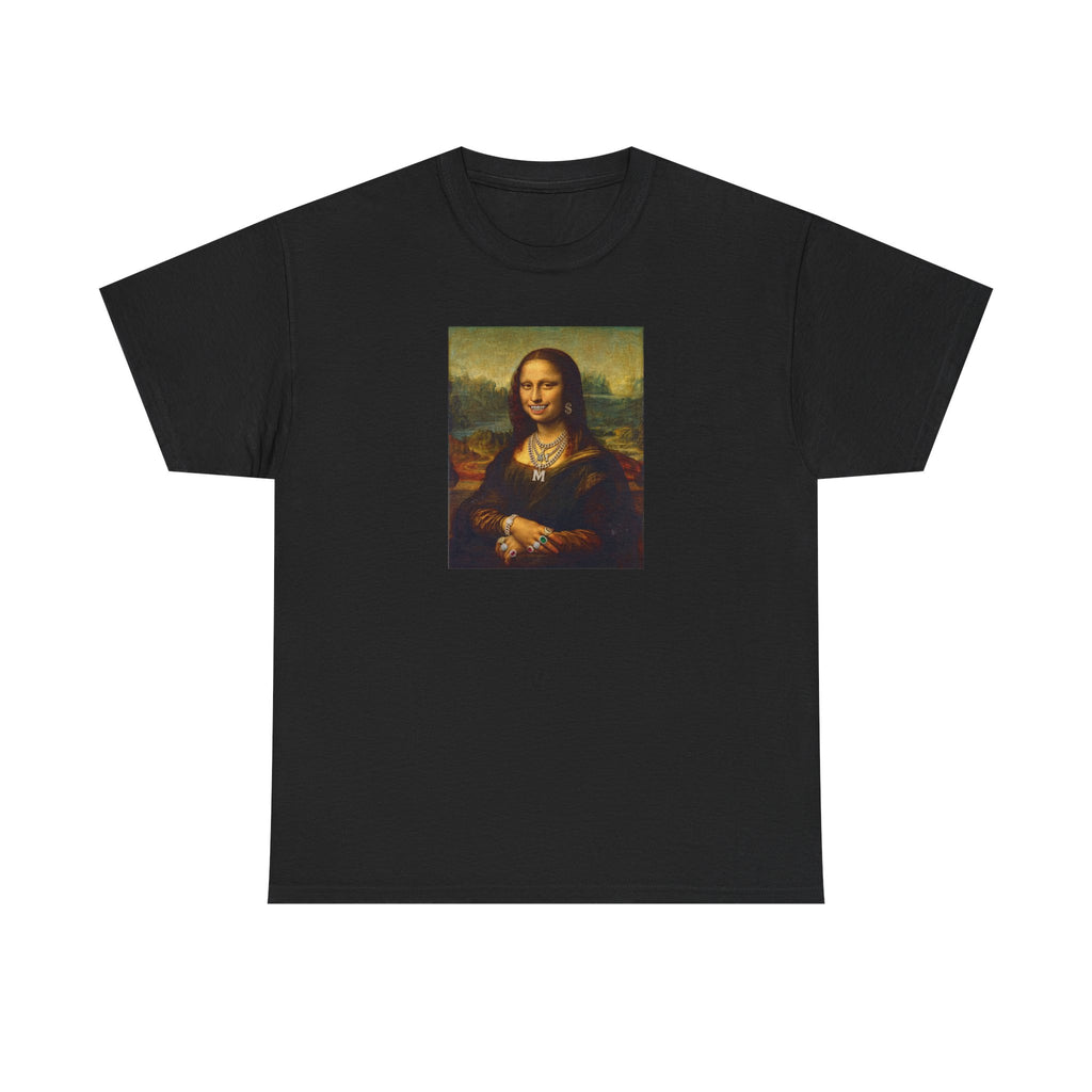 MONA LISA DRIP - BLACK TEE