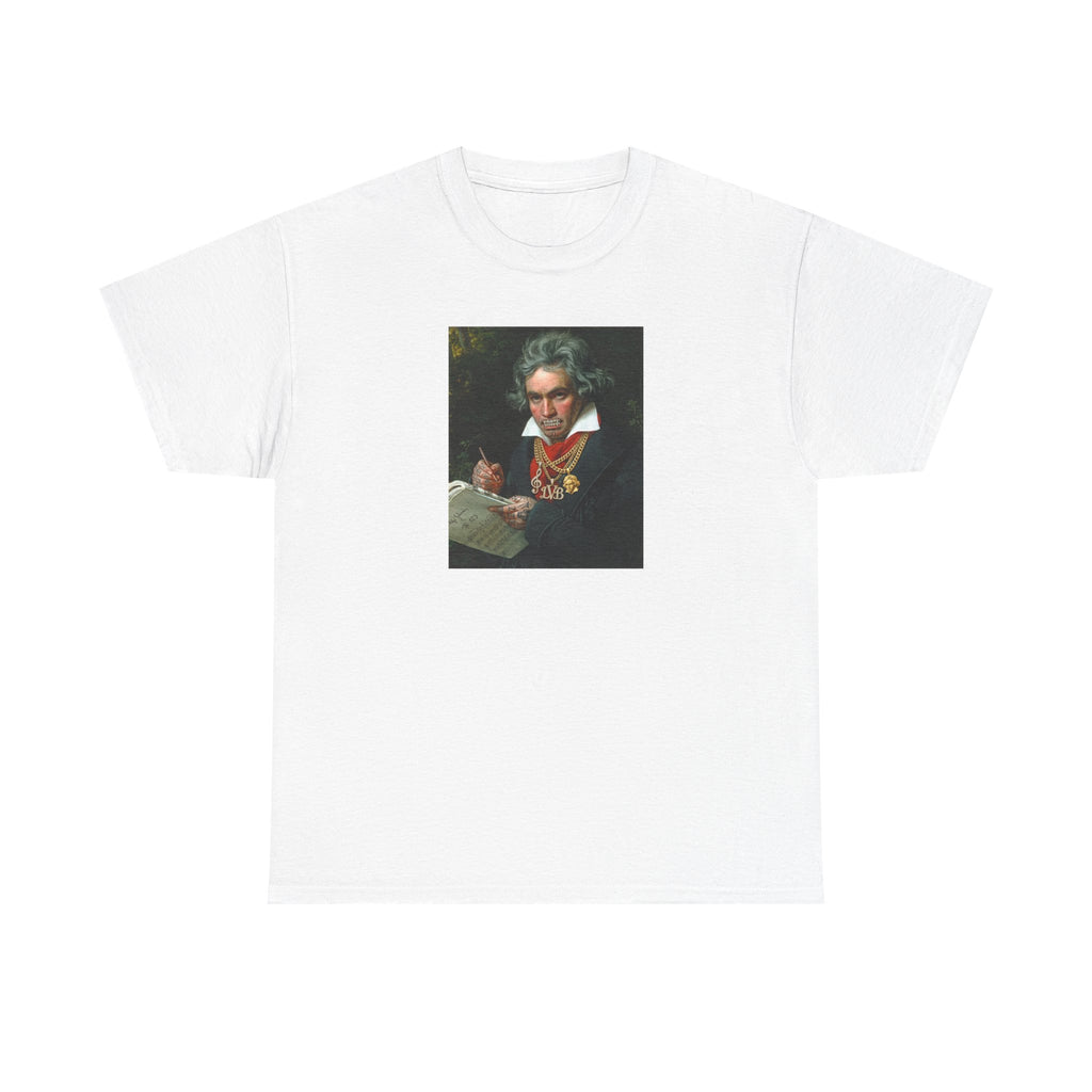 BEETHOVEN DRIP - WHITE TEE