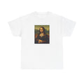 MONA LISA DRIP - WHITE TEE