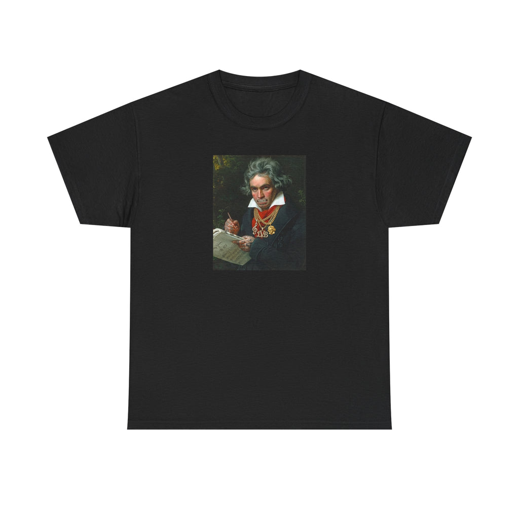 BEETHOVEN DRIP - BLACK TEE